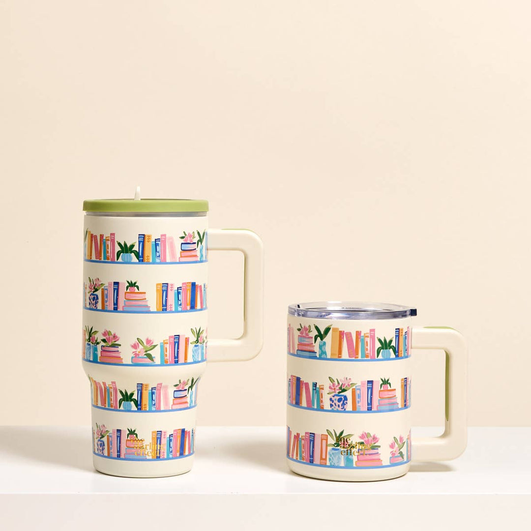 Book Shelfie Insulated Mug