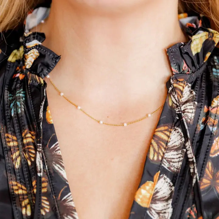 Dabney Pearl Necklace by Linny