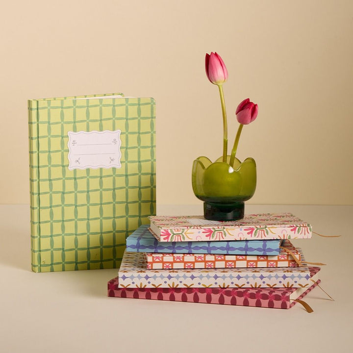 Jumbo Journal Green Lattice