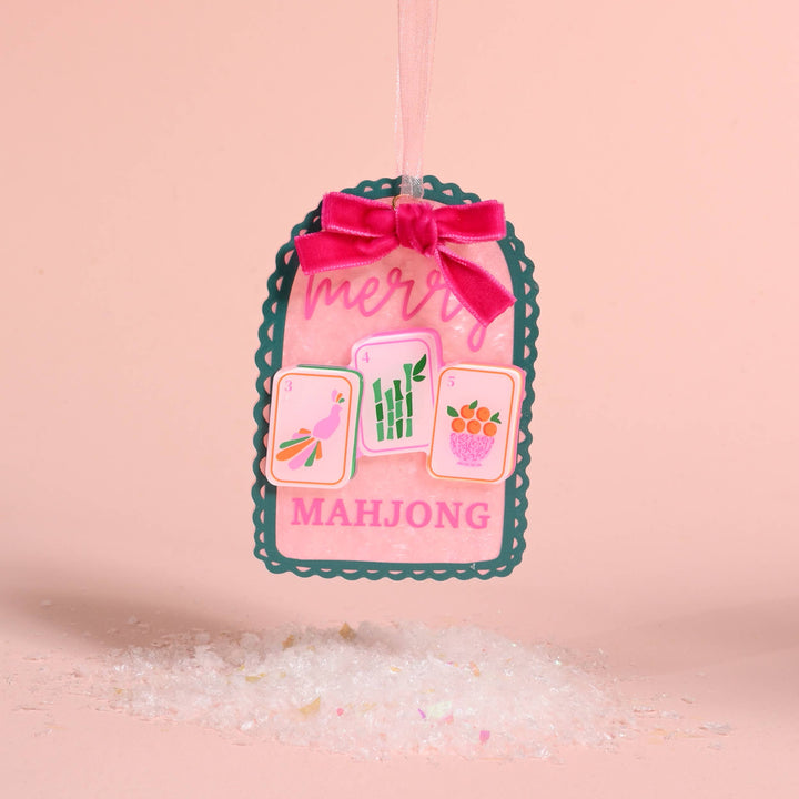 The Darling Effect - Acrylic Ornament-Merry Mahjong