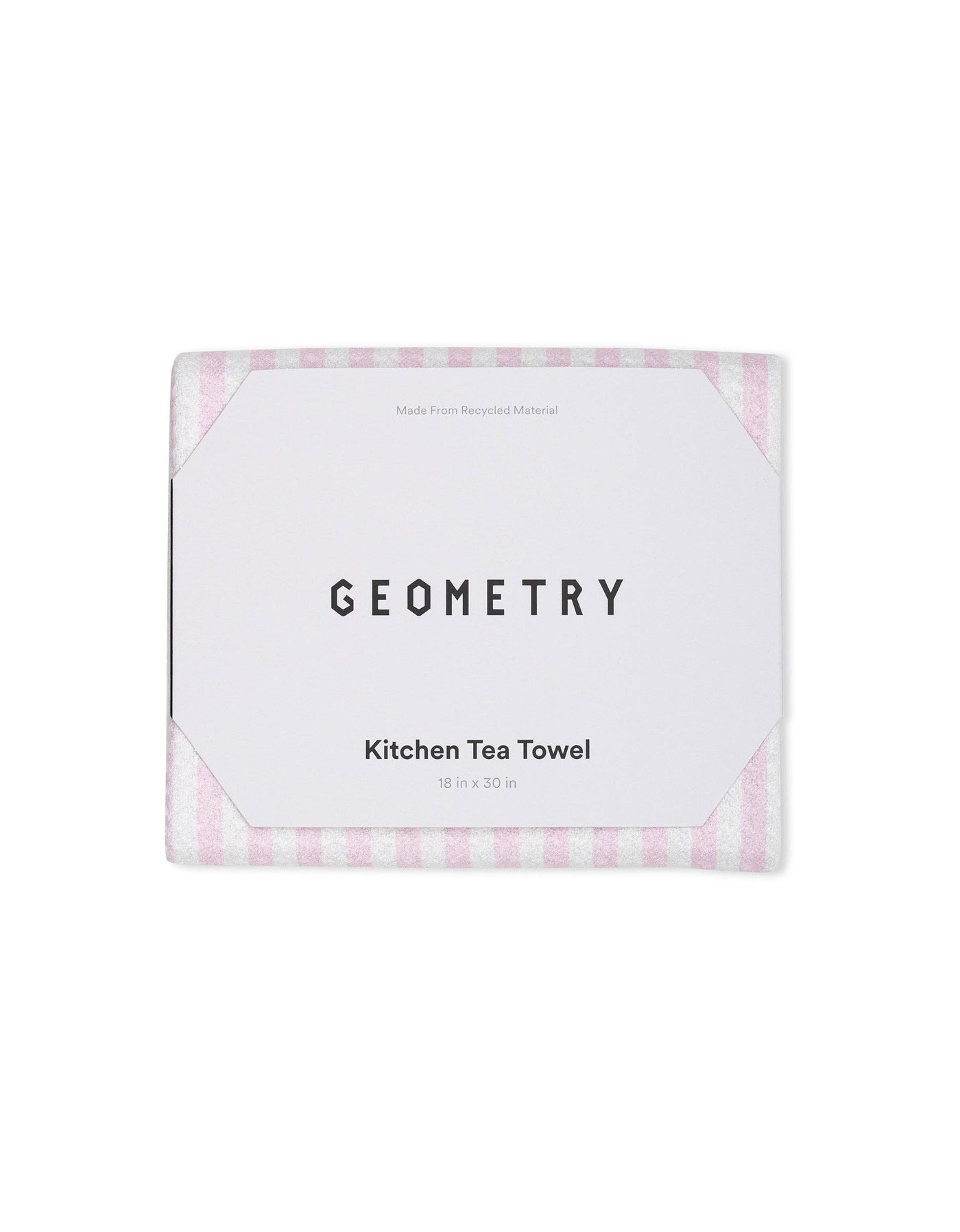 Summer Stripe Pink Tea Towel