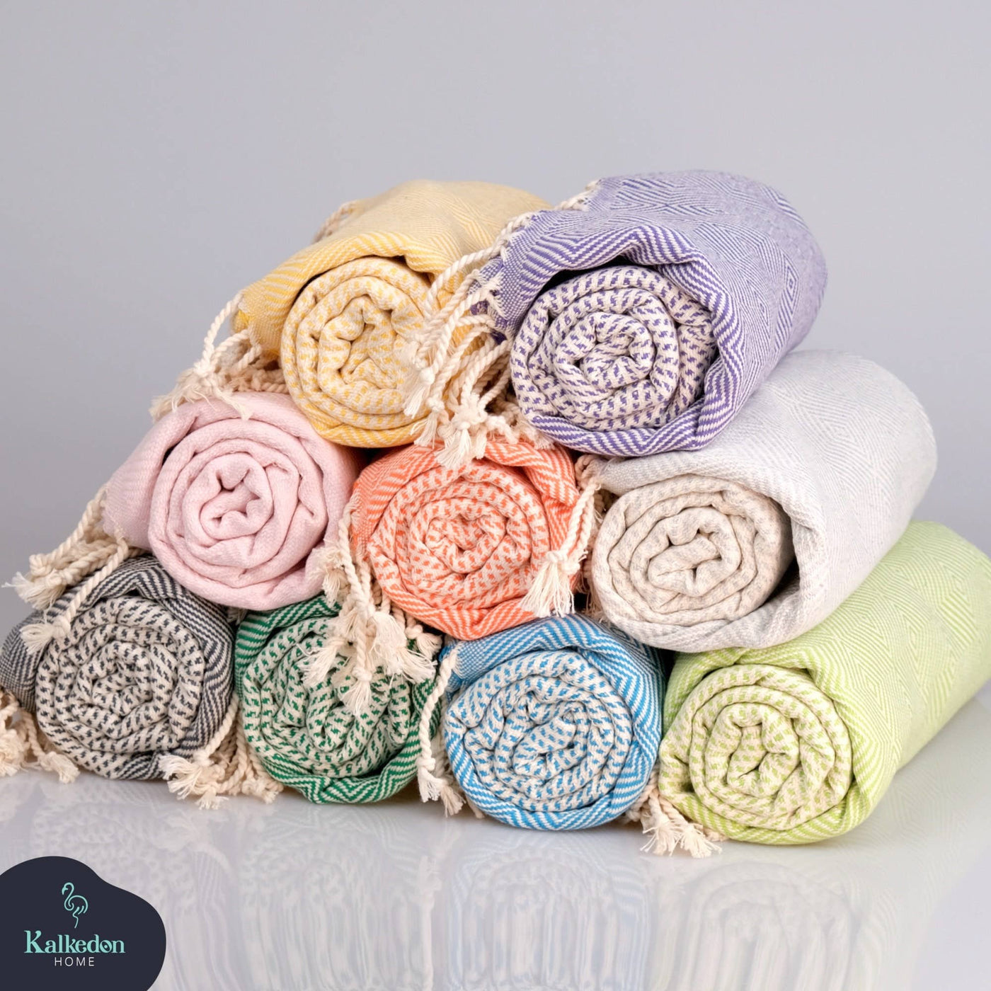 Pink Thick Turkish Towel | Beach Towel | Picnic Blanket | Shawl