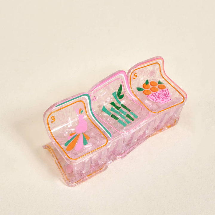 The Darling Effect - Shape Up Claw Clip–Mahjong Tiles
