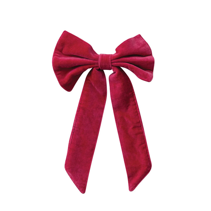 Handmade Cotton Velvet Bow