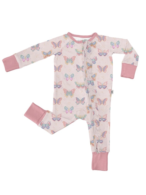 Zip Pajamas Butterfly Bliss