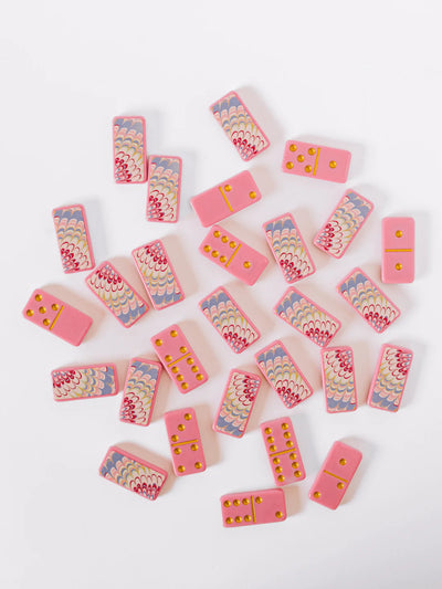 Fairy House Toile Domino Set