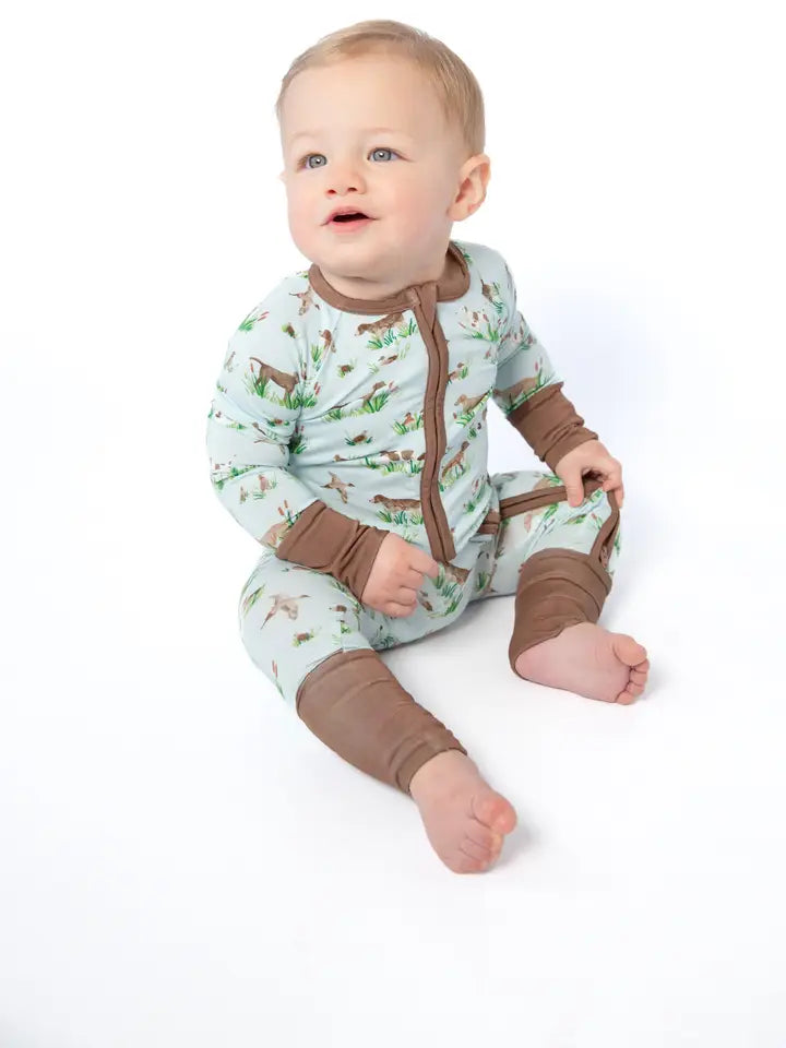 Zip Pajamas Delta Dogs