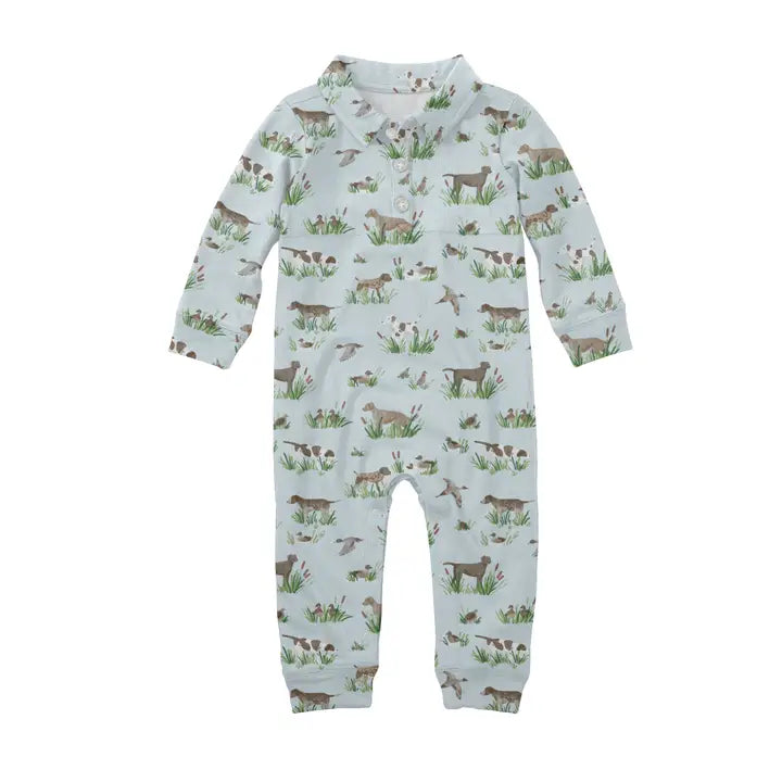 Polo Romper Delta Dogs