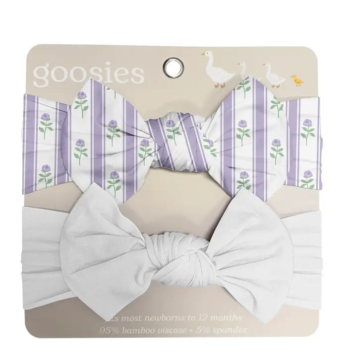 Headband Set Lilac Ribbons