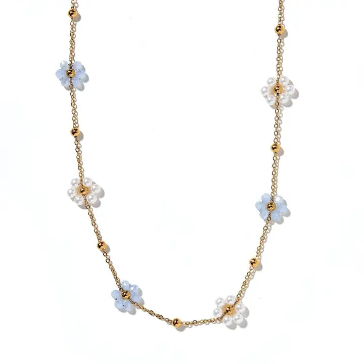 Gracie Flower Necklace by Linny