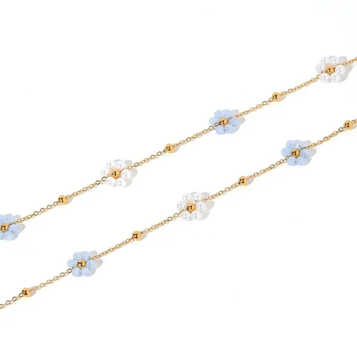 Gracie Flower Necklace by Linny