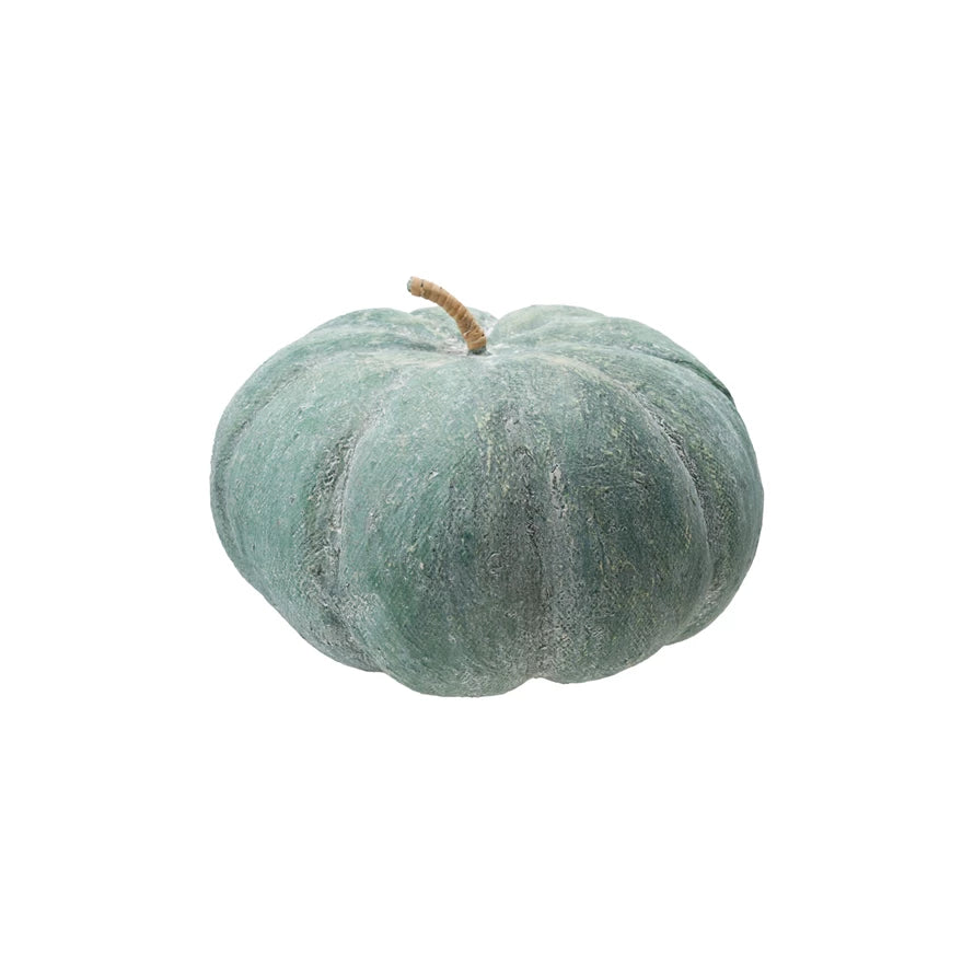 Metal & Paper Mache Pumpkin