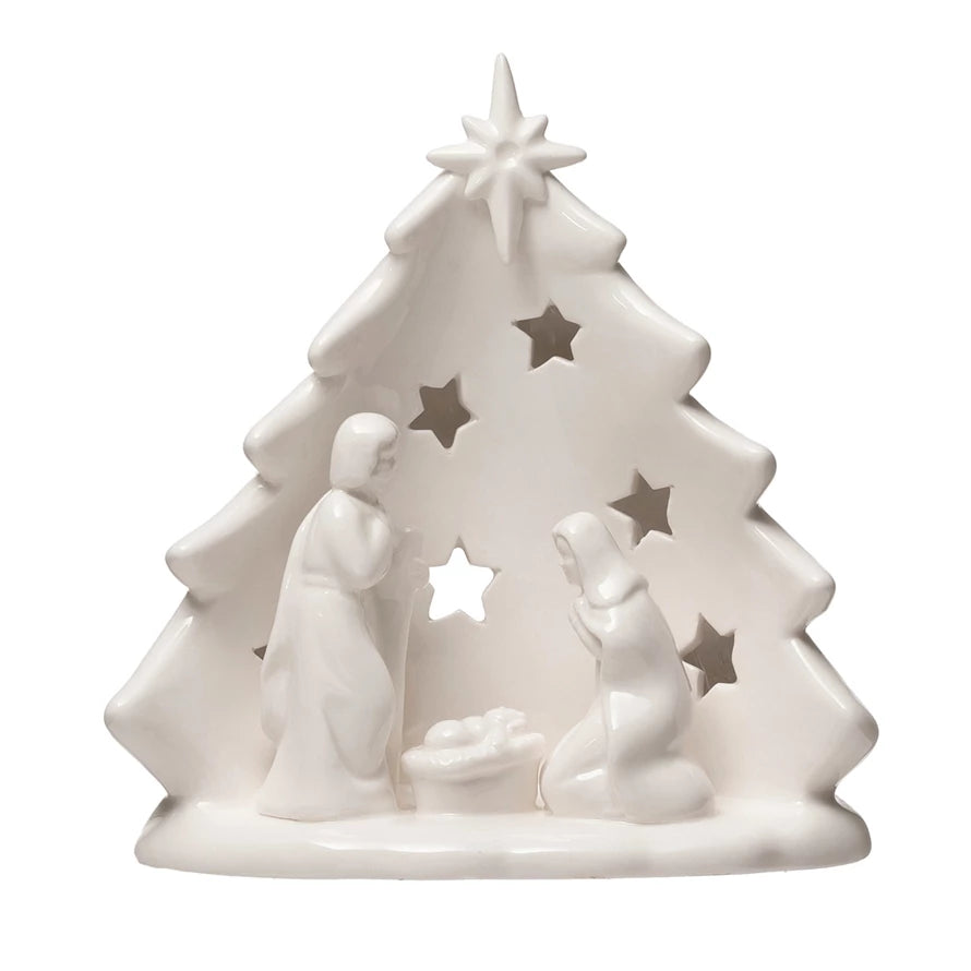 Stoneware Holy Family Tree