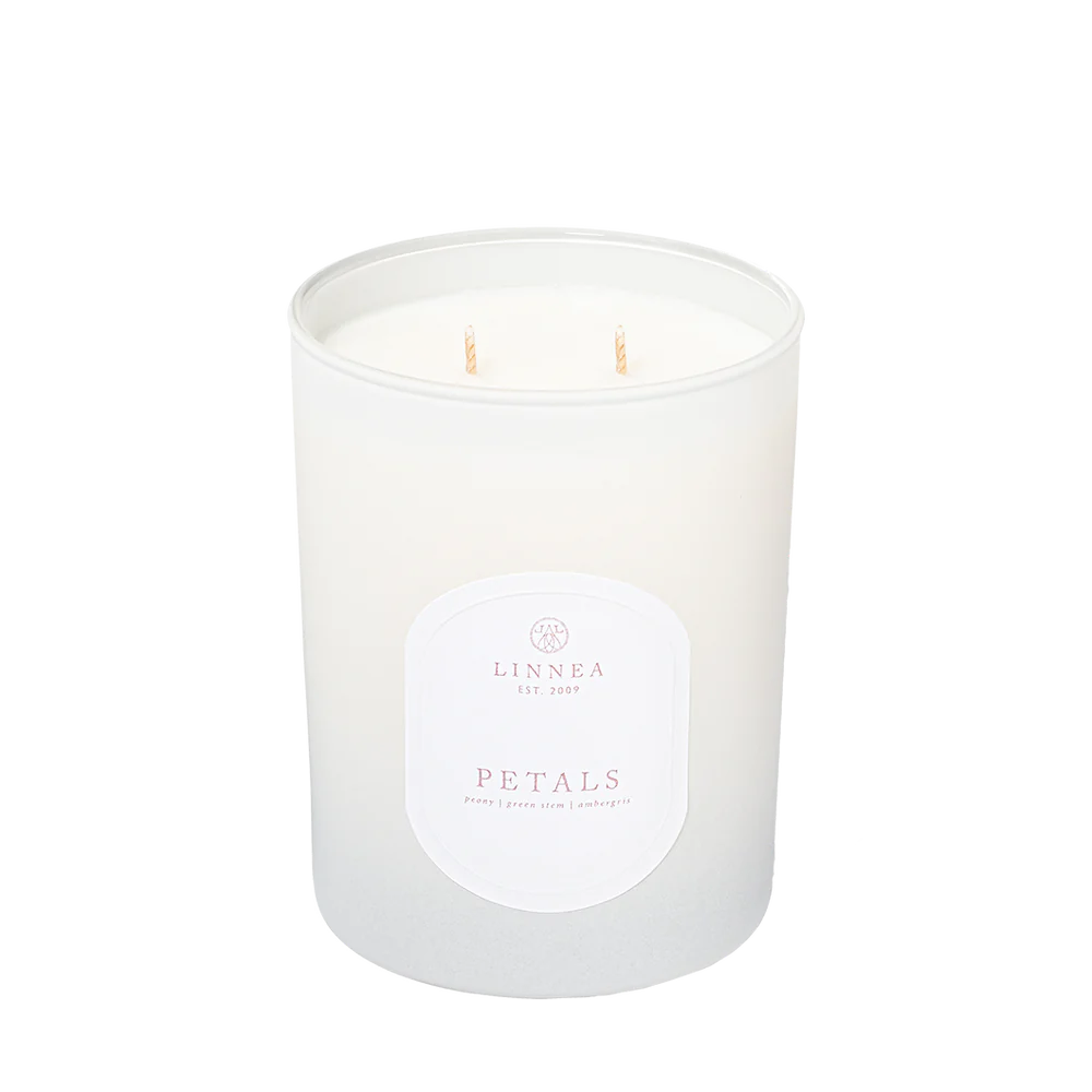 Petals Double Wick Candle — large.