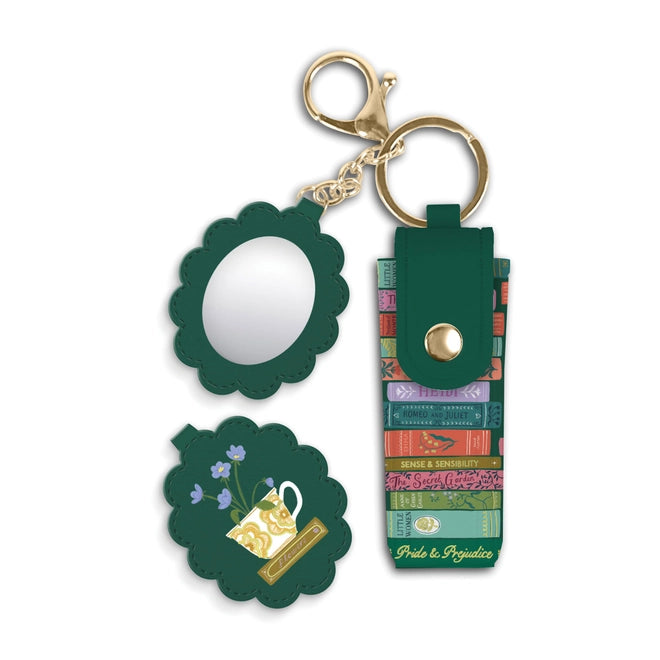Cozy Reads Keychain Pouch