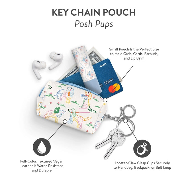 Posh Pups Keychain Pouch