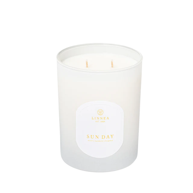 Sun Day Large Candle