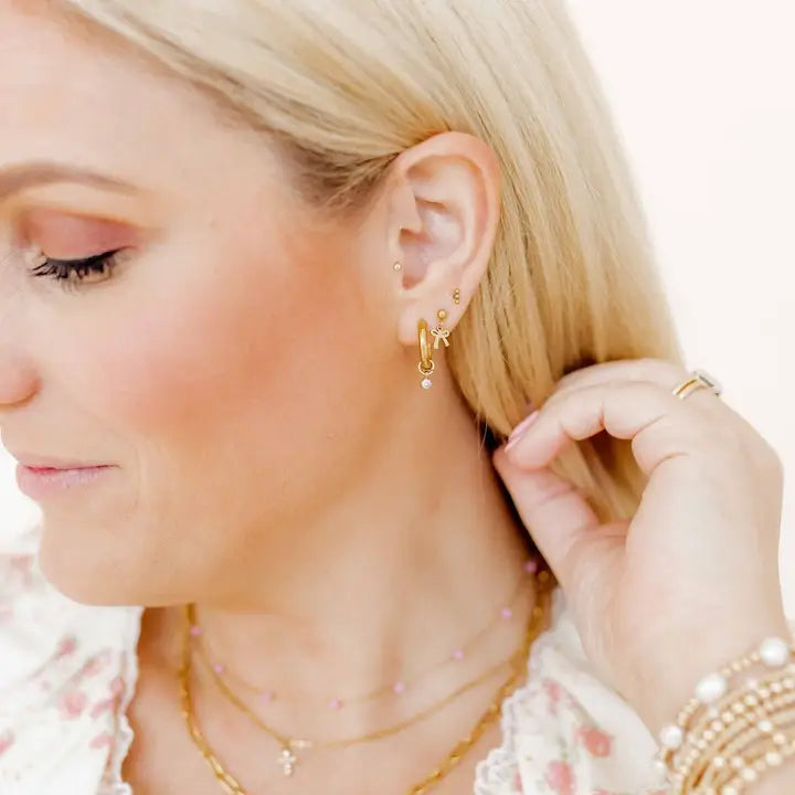 Millie Bow Screwback Stud Earrings by Linny Co.