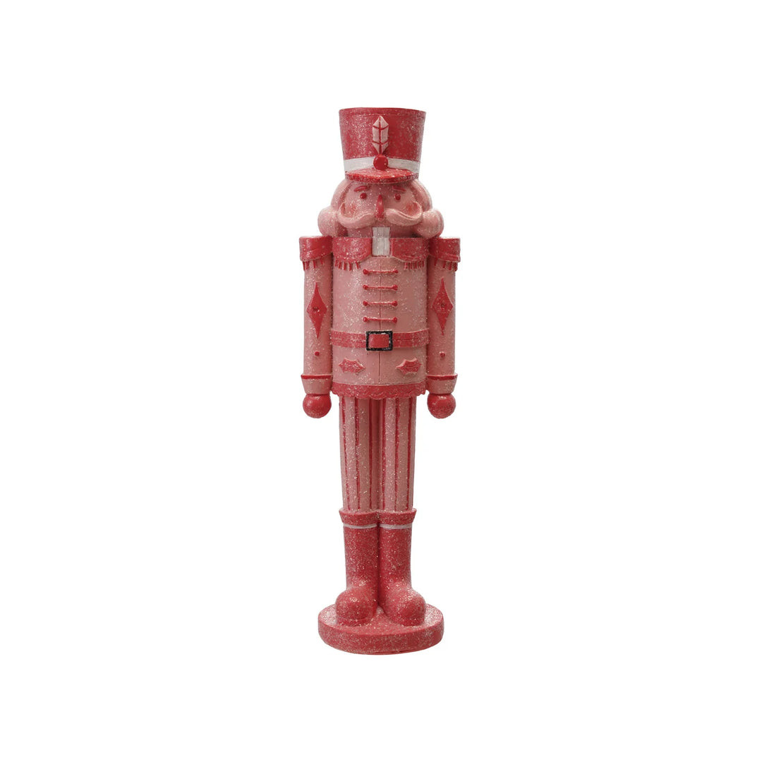 Resin Nutcracker with Glitter
