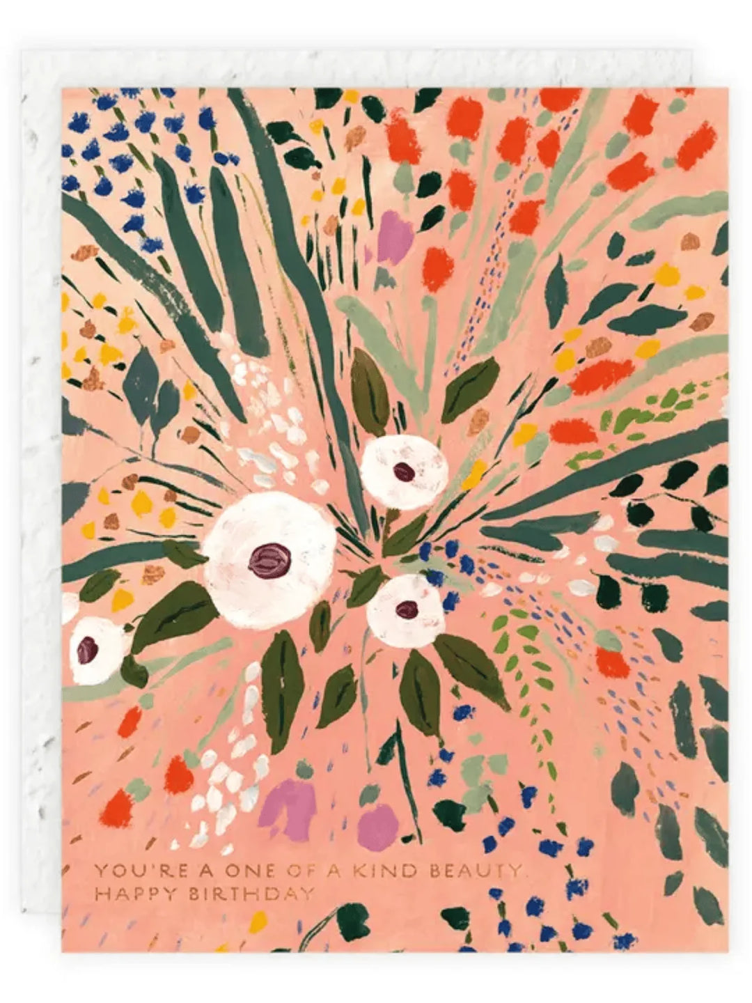 One of a Kind Beauty Birthday Card