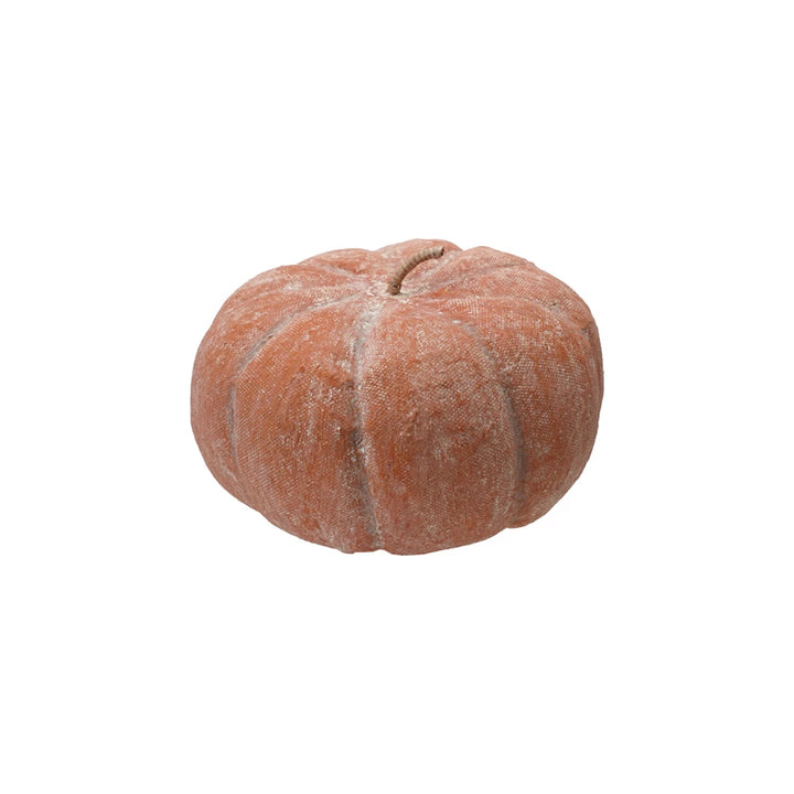 Metal & Paper Mache Pumpkin