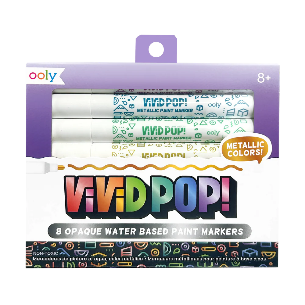 Vivid Pop! Metallic Paint Markers