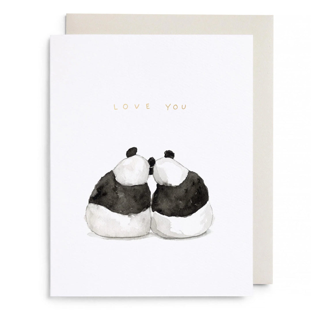Panda Pair Greeting Card