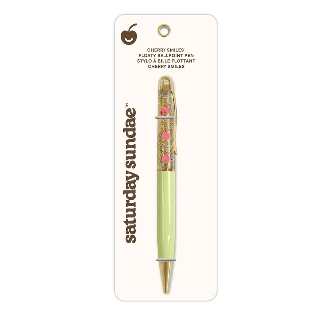 Cherry Smiles Floaty Ballpoint Pen
