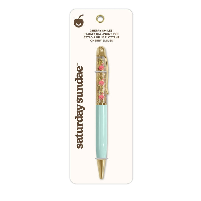 Cherry Smiles Floaty Ballpoint Pen