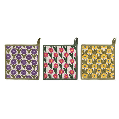 Cotton Printed Pot Holder