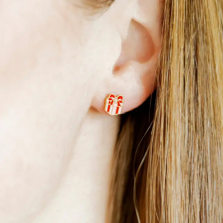 Present Screwback Stud Earrings by Linny Co.