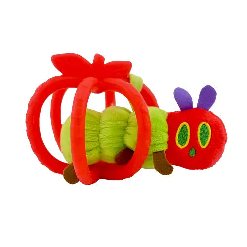 Apple Core Rattle Toy Silicone Apple + Plush Rattle Set – Freedom Floral
