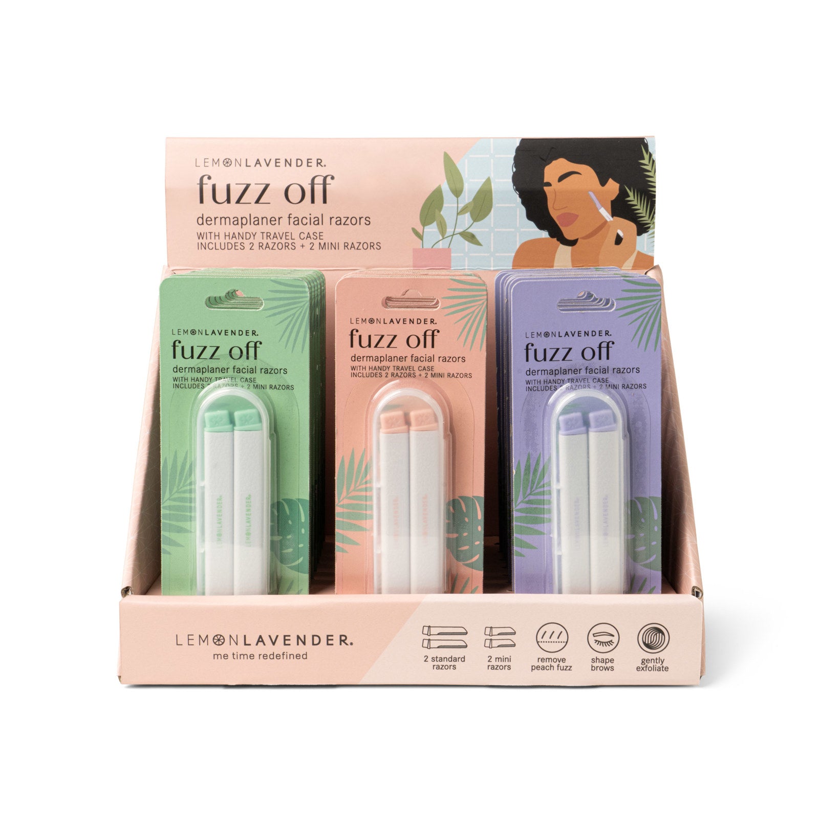 Floral Razor Fuzz Off Dermaplaner Facial Razors – Freedom Floral