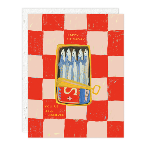 Sardines Birthday Card