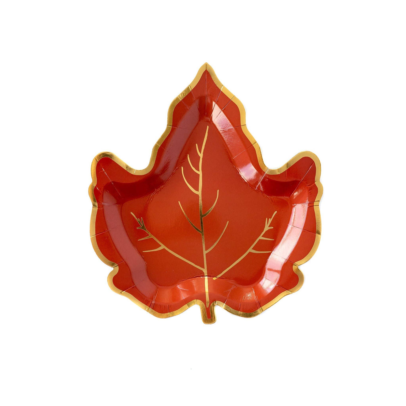 Maple Leaf Shaped 7" Plate 8ct