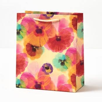 Pressed Pansy Gift Bag