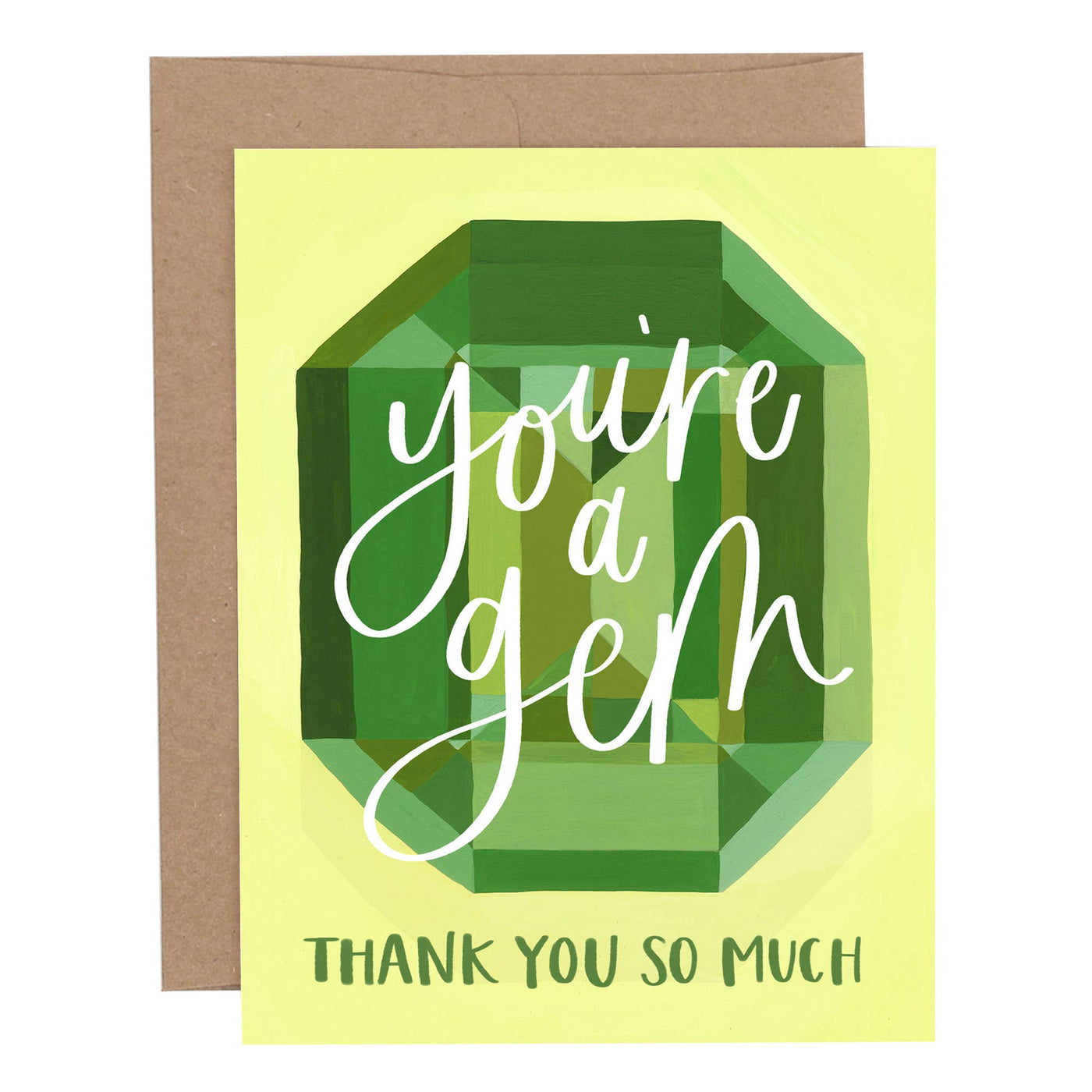Gem Thank You Greeting Card - Boxed Set of 8
