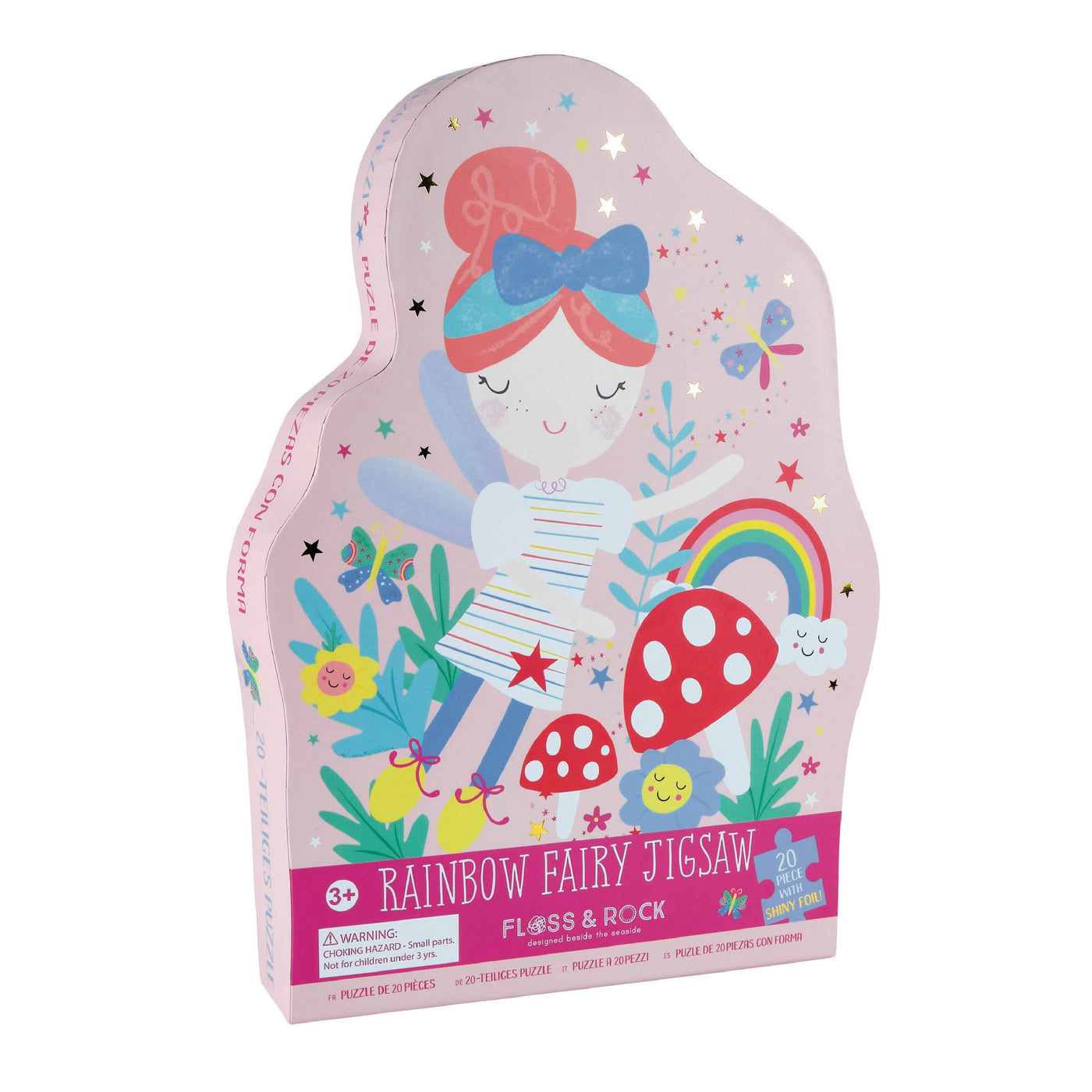 Rainbow Fairy Jigsaw in Shaped Box