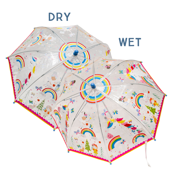 Rainbow Fairy Transparent Color Changing Umbrella