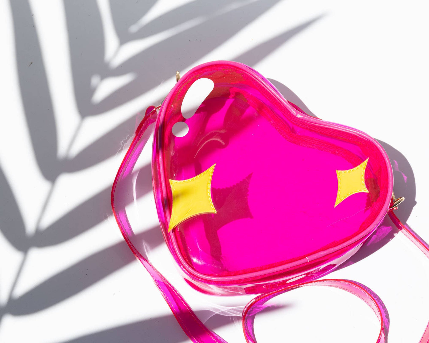 Sparkly Heart Jelly Handbag 💖