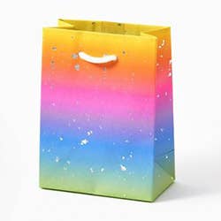 Ombre Rainbow Fleck Gift Bag
