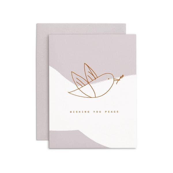 White Dove Holiday Card