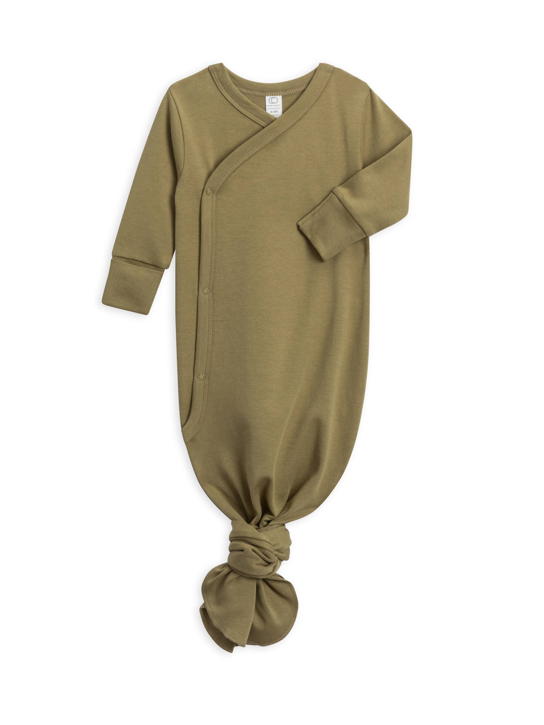 Organic Newborn Indy Kimono Gown - Herb