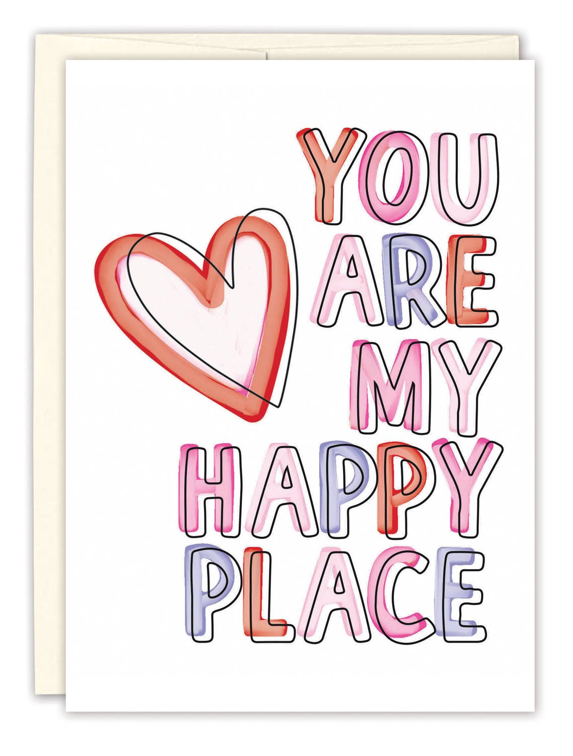 Happy Place Valentine's Day Card
