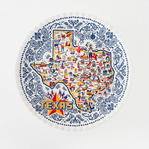 Texas Melamine Platter