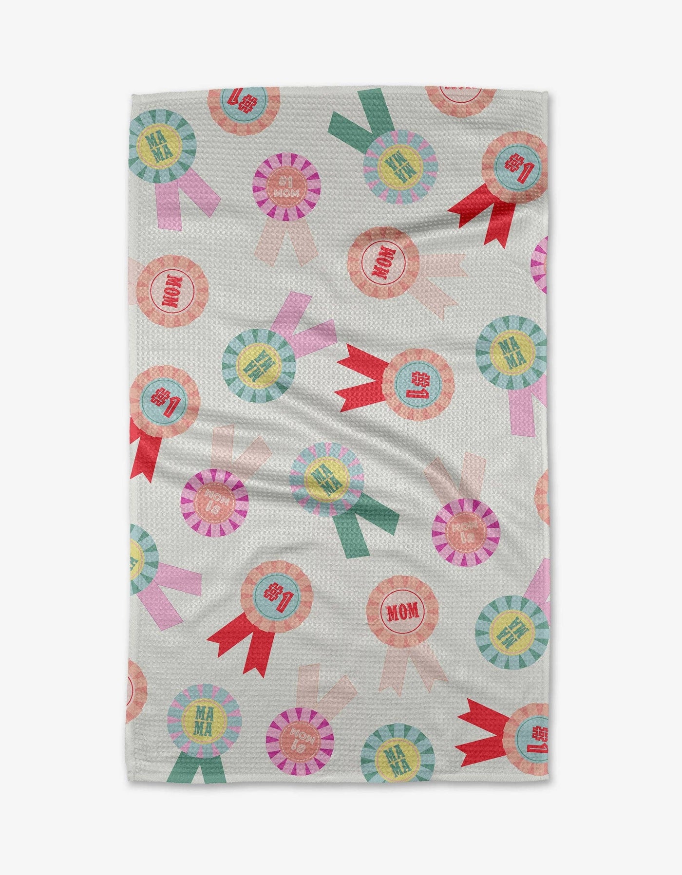 Geometry - Number One Mom  Tea towel