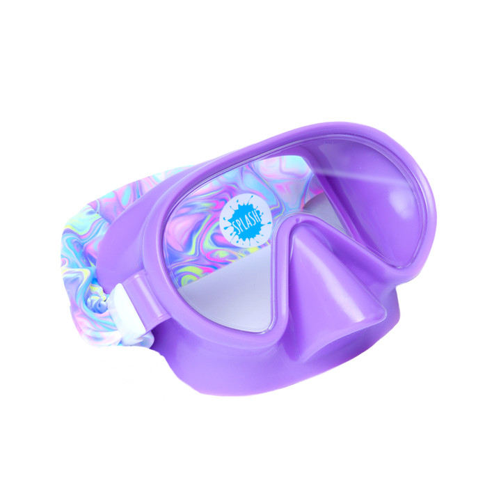 Pastel Swirl Swim Mask