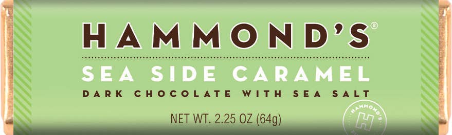 Sea Side Caramel Dark Chocolate Candy Bar