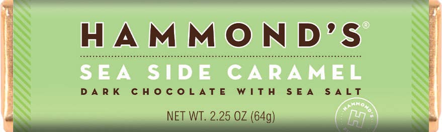 Natural Sea Side Caramel Dark Chocolate Candy Bar 2.25oz