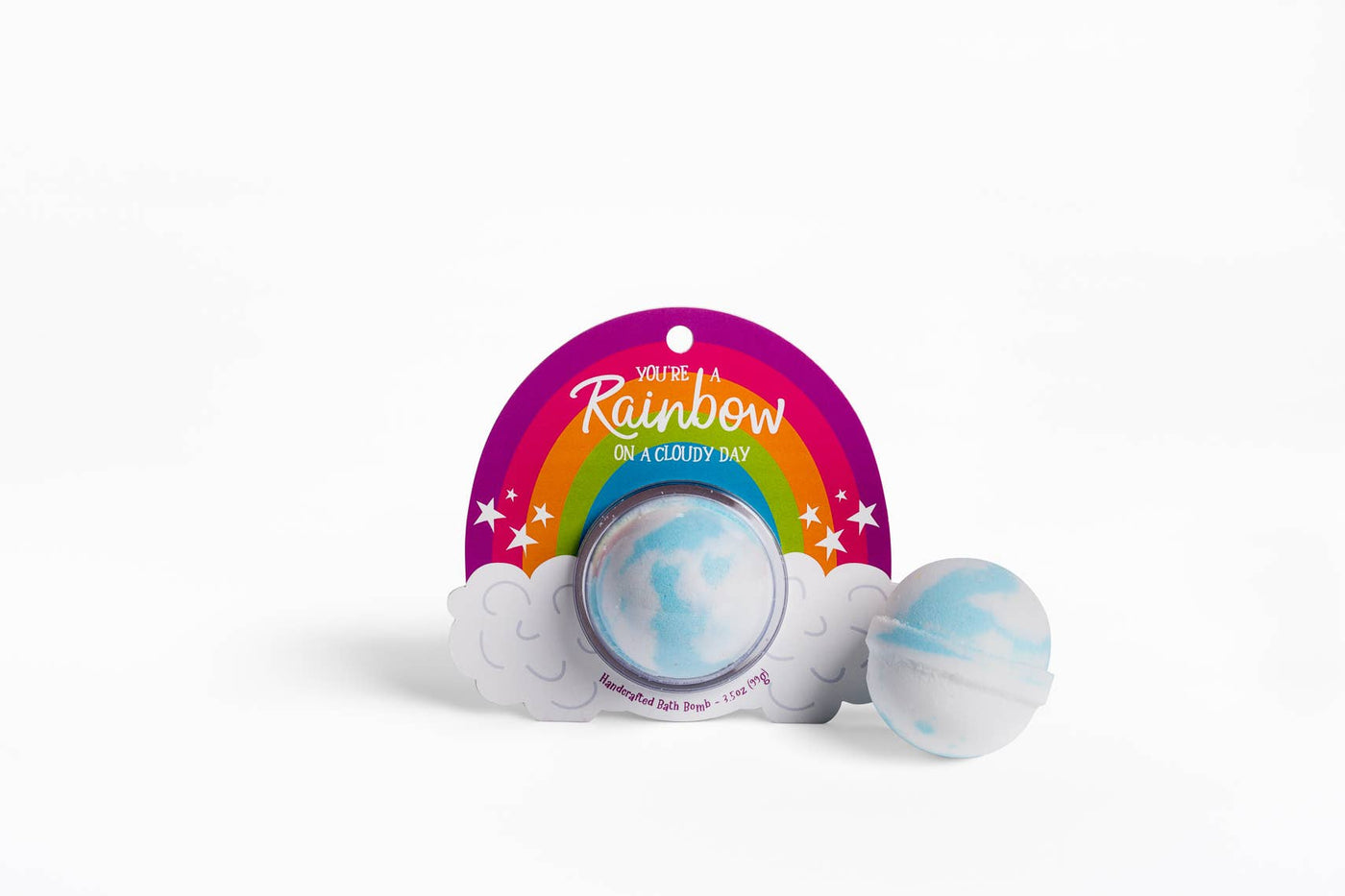 You're a Rainbow on a Cloudy Day Clamshell Bath Bomb